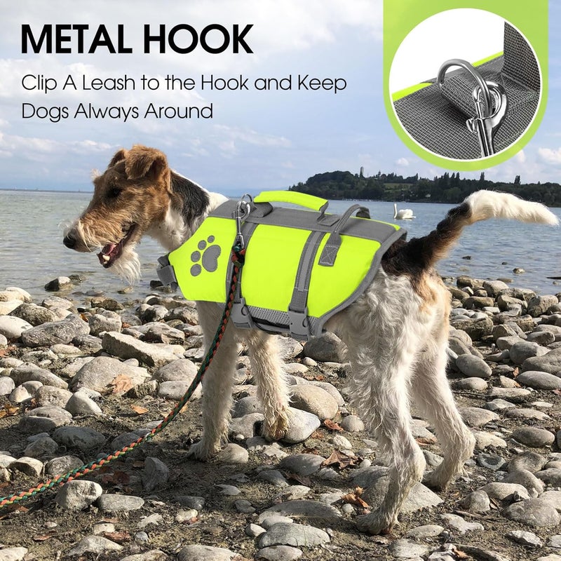 Queenmore XS Dog Life Jacket, Puppy Life Jackets for Small Dogs, Small Doggie Life Vest for Swimming, Lightweight Extra Small Dog Swim Vest with Handle, Puppy Life Vest for Boating, Cat Lifevest - Image 5